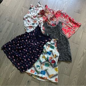 Bundle of 5 ladies shirts (size small)